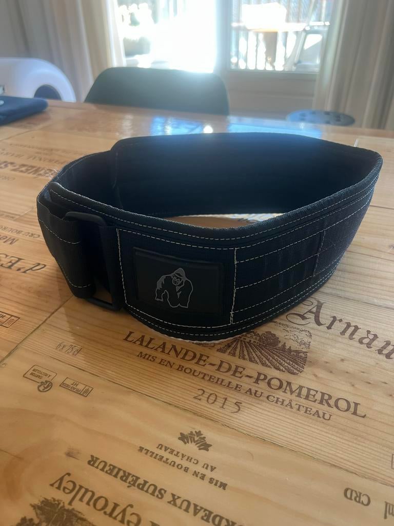 Gorilla Wear Gewichthefriem S/M, Ophalen of Verzenden, Zo goed als nieuw, Rug, Halterriem