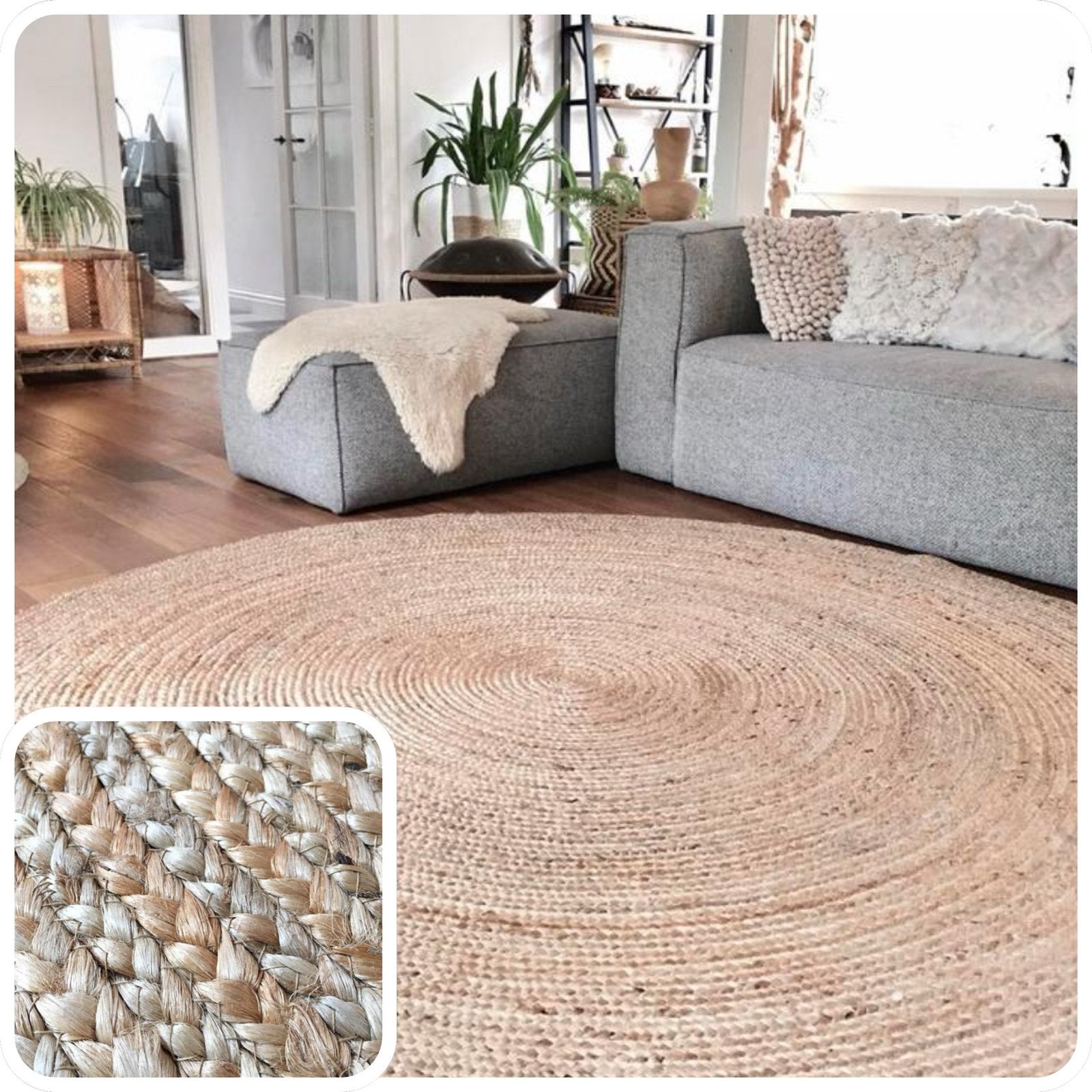 Sisal de luxe - natural xxl vloerkleed - fotoshoot, Ophalen, Zo goed als nieuw, Rechthoekig, 200 cm of meer
