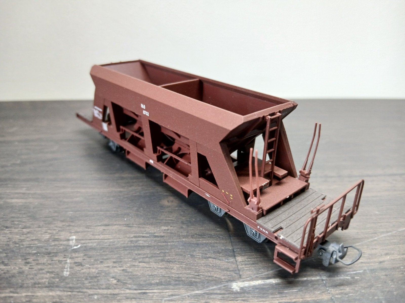 BEMO 2287 102 - RhB Fac 8702 Schotterwagen braun., Hobby en Vrije tijd, Ophalen of Verzenden, Nieuw, Wagon, Overige merken