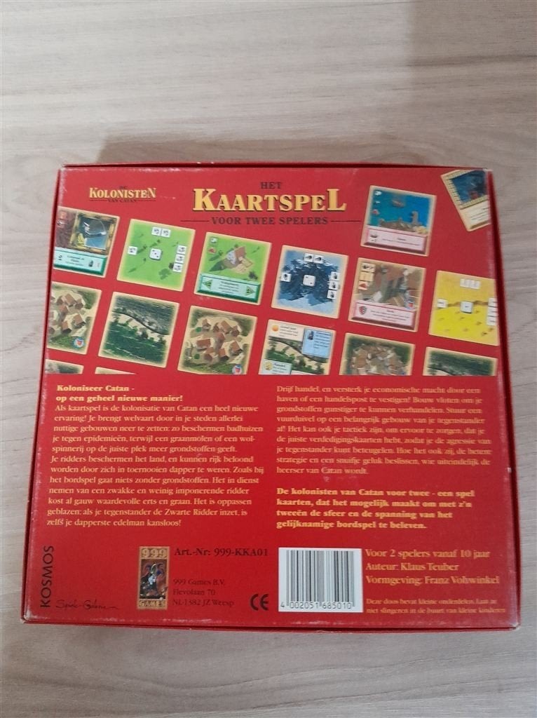 kolonisten van catan het kaartspel voor twee spelers - s1406, Verzenden, Zo goed als nieuw