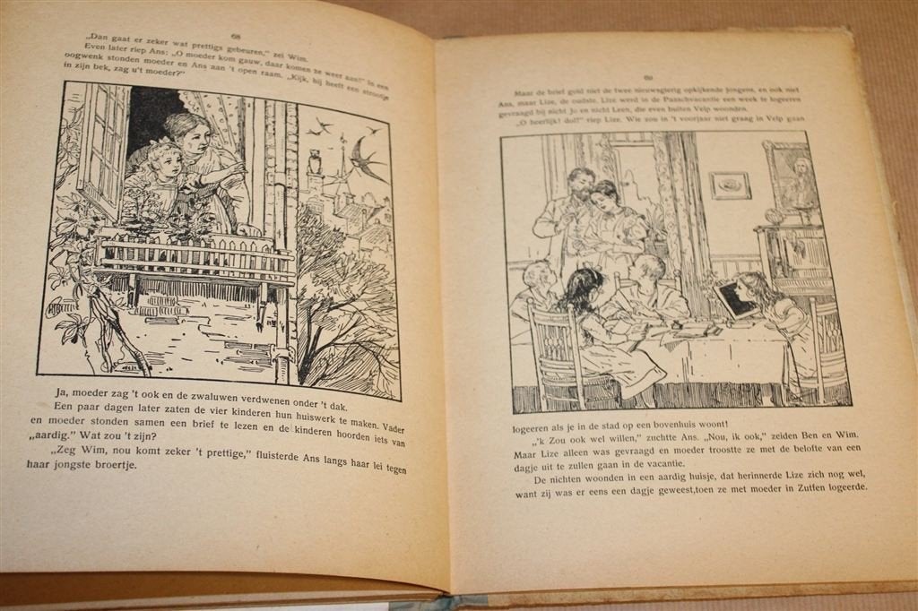 Prettige Winteravonden — Vintage Jeugdboek Jetses [Ca. 1920], Ophalen of Verzenden, Gelezen