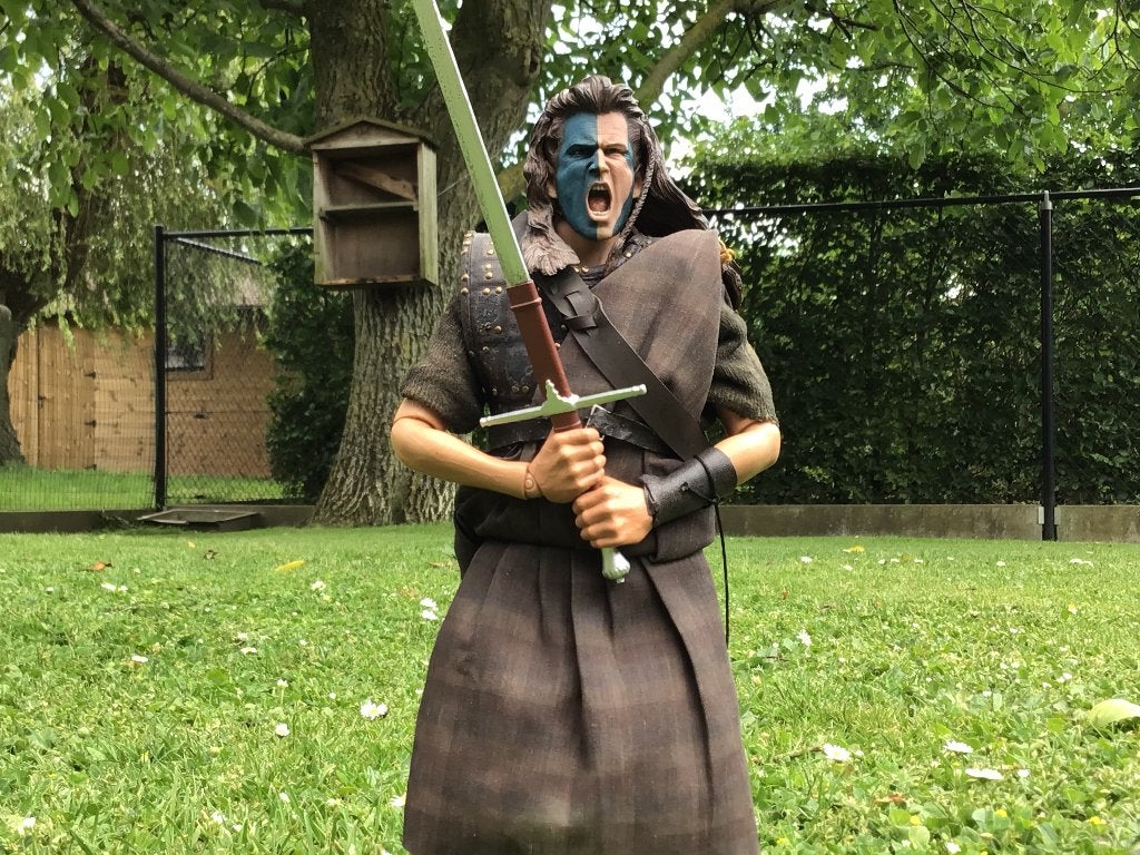 Braveheart william wallace custom 1/6 Met claymore zwaard, Ophalen
