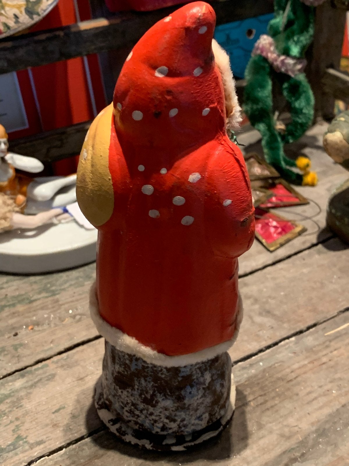 Zeer oude candy container kerstman, T, Ophalen of Verzenden, Zo goed als nieuw, N