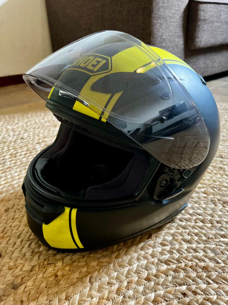 Shoei motorhelm Nieuwstaat - Mt L 59 cm, Motoren, Kleding | Motorhelmen, Ophalen of Verzenden, Tweedehands, Integraalhelm, Shoei