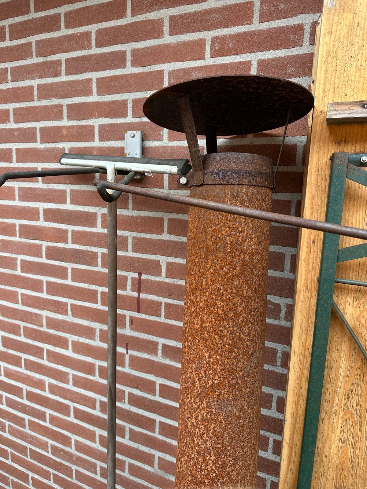 Cortenstaal houtkachel / tuinhaard Gebruikt, Tuin en Terras, Tuinhaarden, Ophalen, Gebruikt