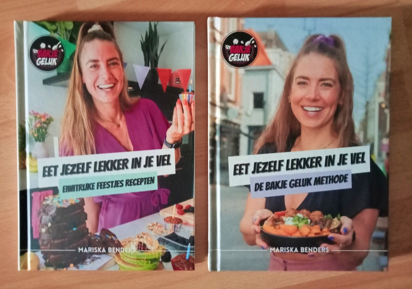 Eet Jezelf Lekker in je Vel Bakje geluk&Eiwitrijke feestjes, Boeken, Kookboeken, Mariska Benders, Ophalen of Verzenden, Zo goed als nieuw