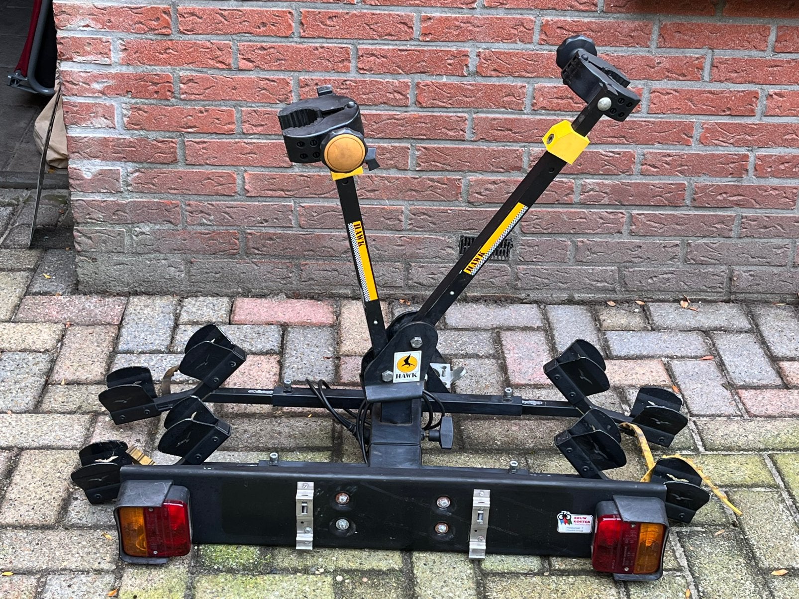 Hawk fietsendrager, Ophalen, 2 fietsen, Gebruikt, Trekhaakdrager