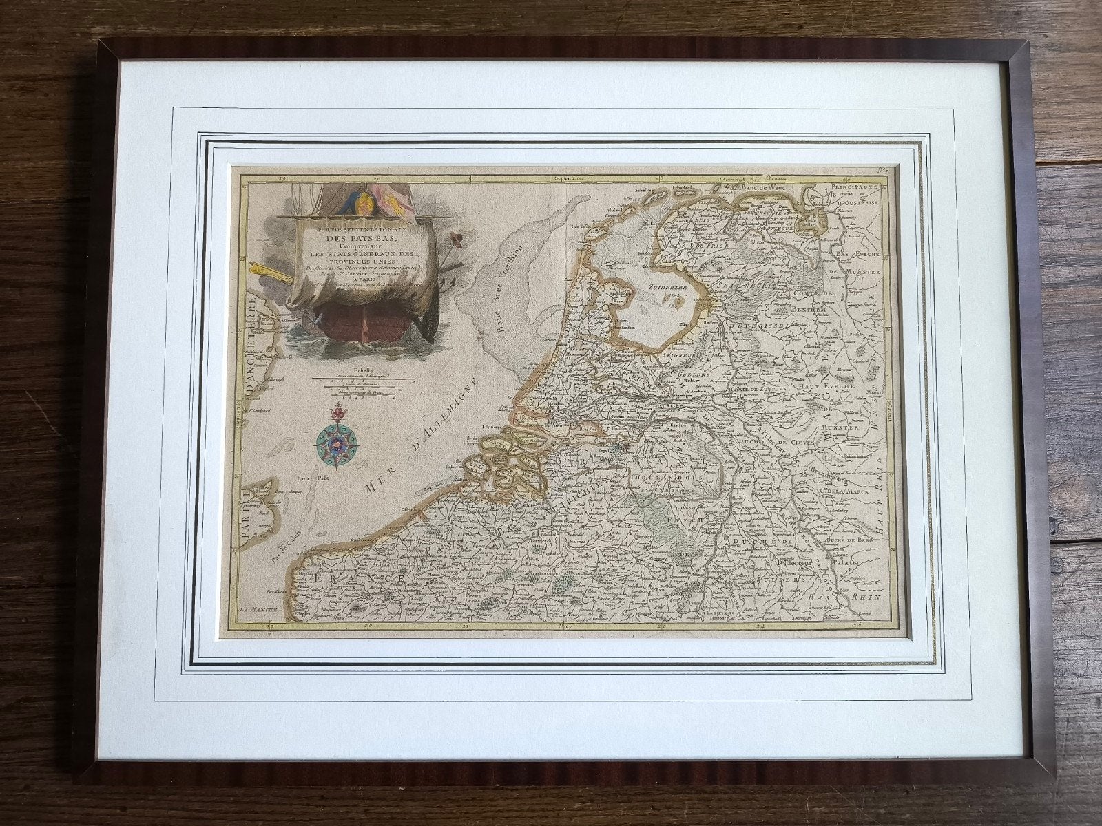 antiek kopergravure Jean Janvier 1770, Ophalen of Verzenden