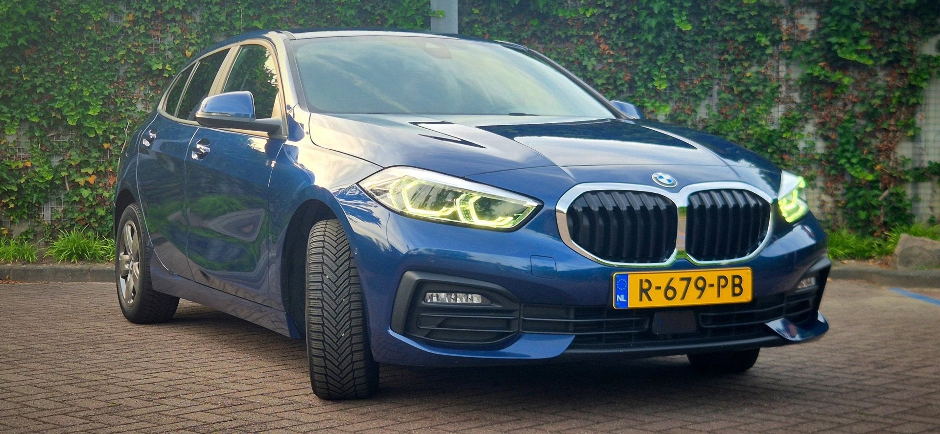 BMW 1-serie 118i Business Edition | Cam | Stoelverw. | Cruis, Auto's, BMW, Gebruikt, Blauw, Origineel Nederlands, Bedrijf
