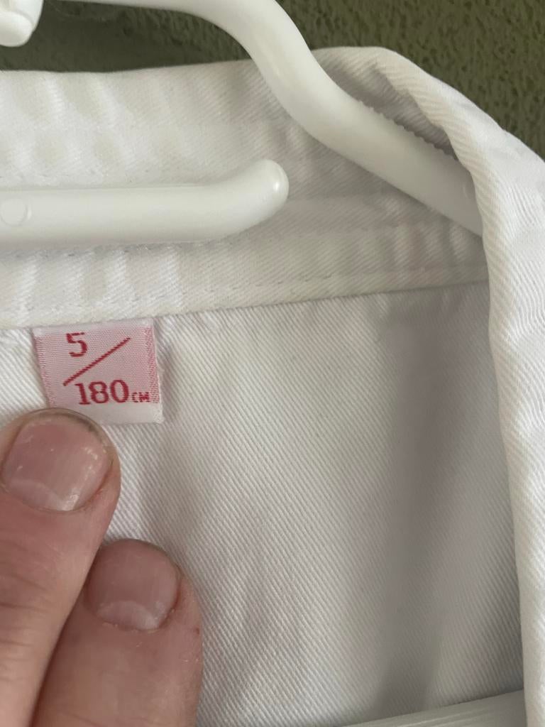 Karatepak maat 5/180 - Prima staat voor tweede ronde, Gebruikt, Vechtsportpak, Maat L, Ophalen of Verzenden