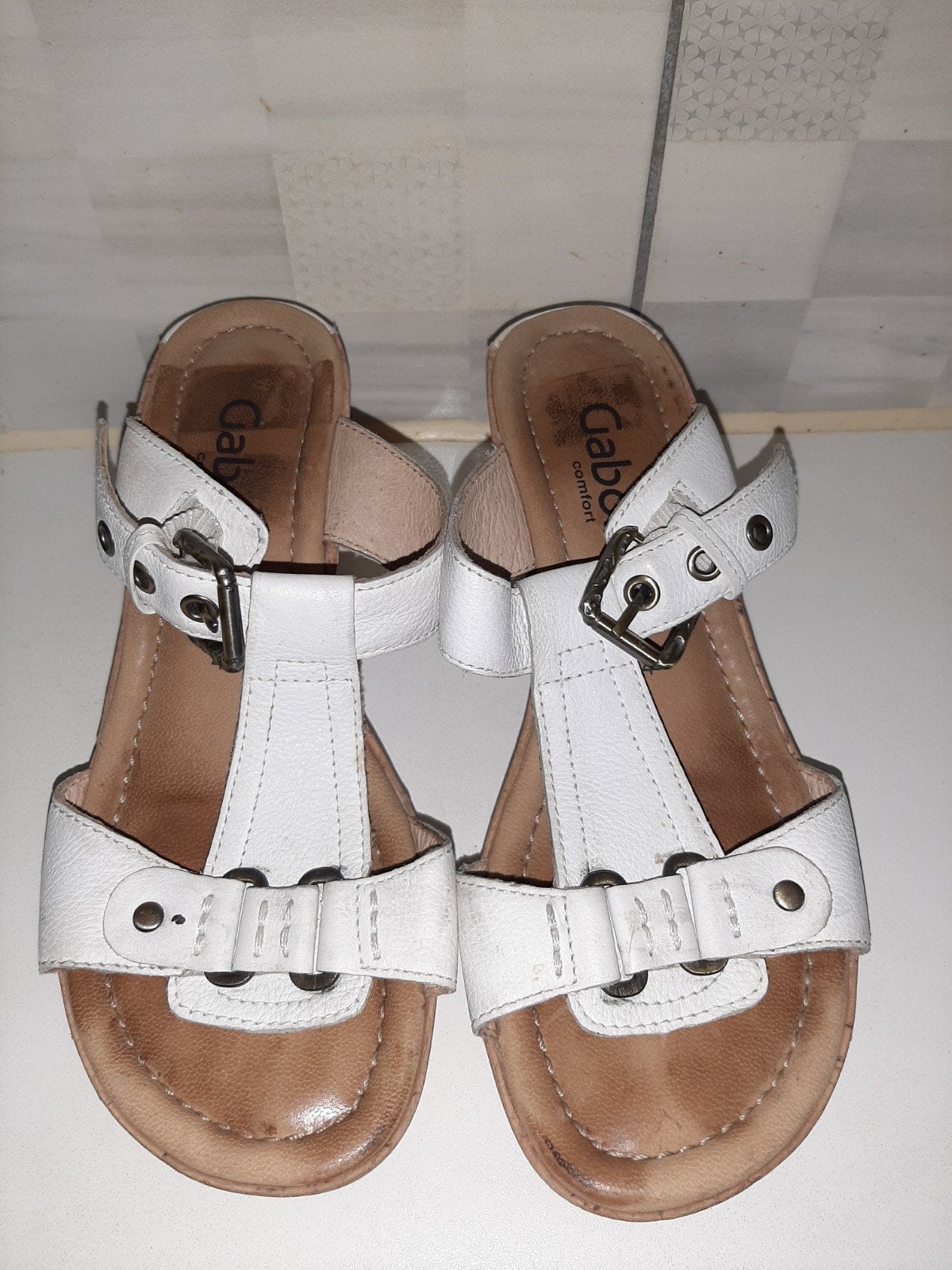 GABOR klompen, Slippers, Verzenden, Wit, Gabor