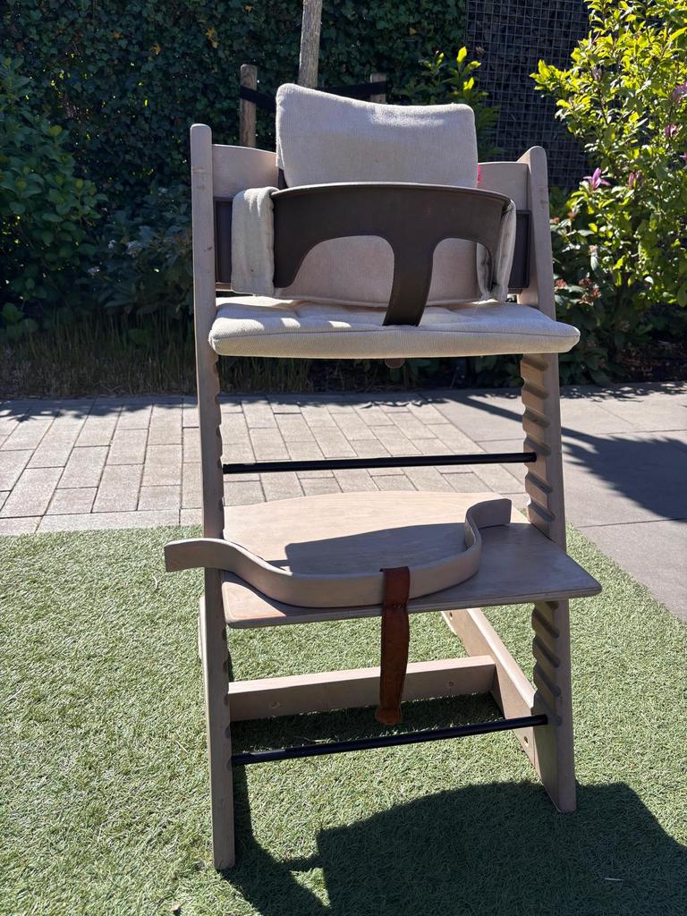 Stokkestoel, Kinderen en Baby's, Kinderstoelen, Ophalen, Zo goed als nieuw, Meegroeistoel