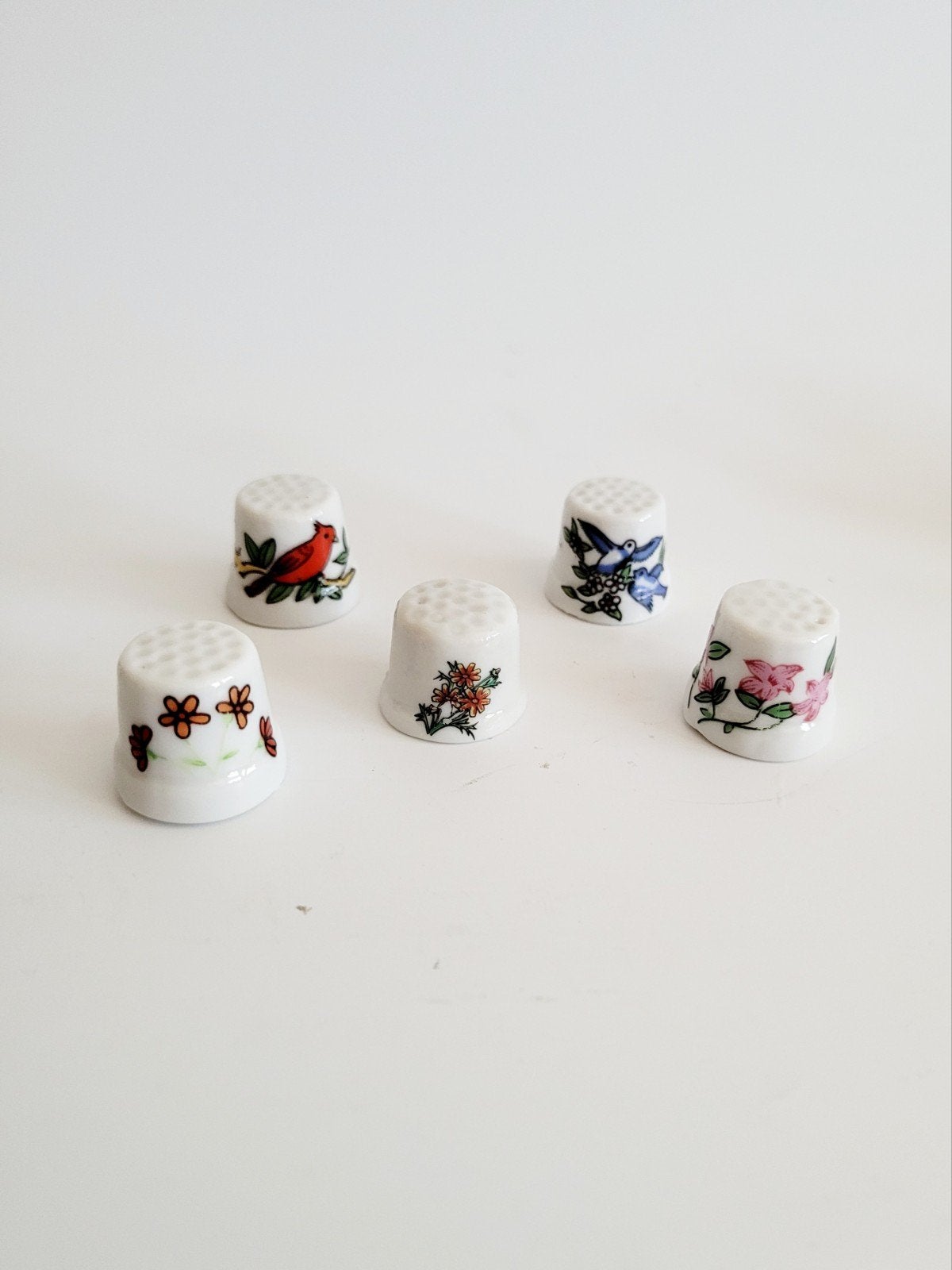 izgs set van 5 x vingerhoed vingerhoedjes, Ophalen of Verzenden