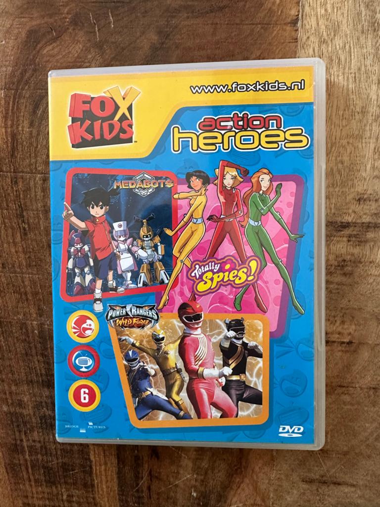 Fox Kids Action Heroes DVD: Medabots, Totally Spies!, Power, Vanaf 6 jaar, Ophalen of Verzenden, Gebruikt, Avontuur