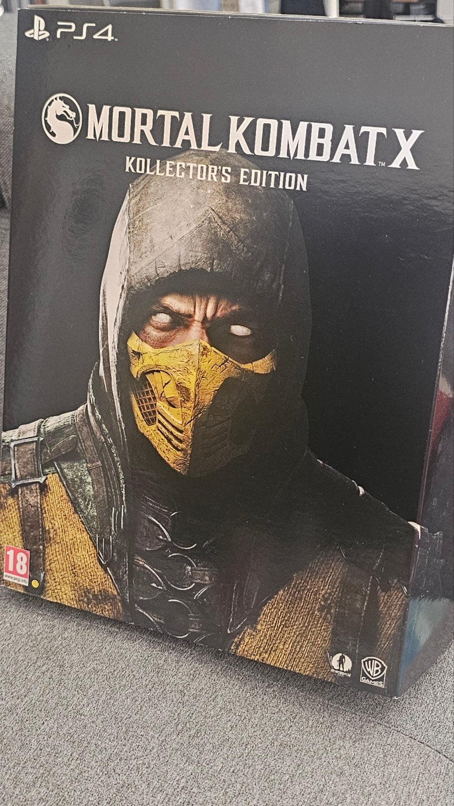Mortal Kombat X Kollector's Edition PS4 PAL Warner Bros., Ophalen of Verzenden, Zo goed als nieuw