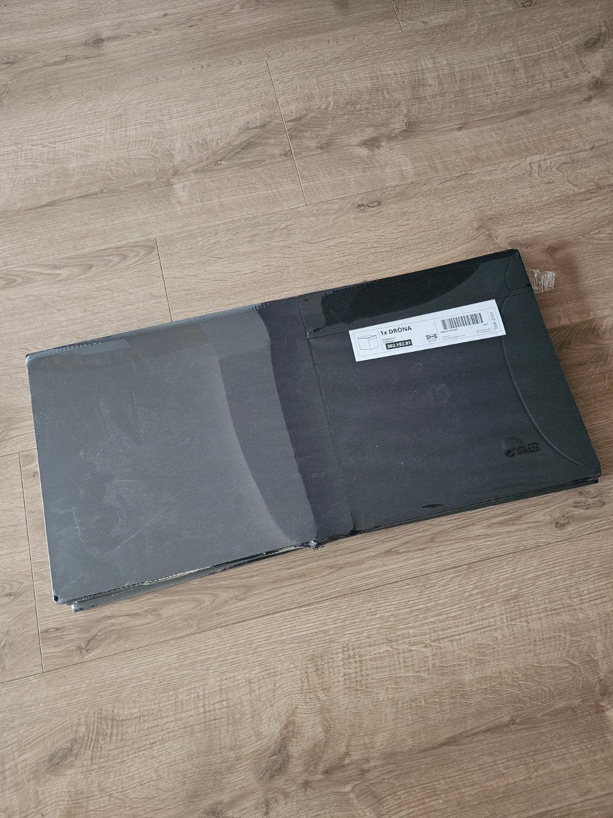 vier stuks, IKEA DRÖNA opbergdozen - Zwart (Nieuw in verpakk, Ophalen of Verzenden, Nieuw