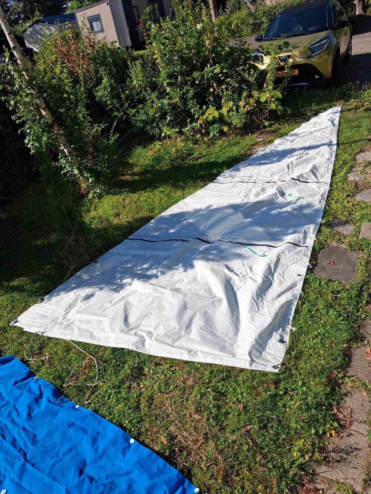 Grootzeil zo goed als nieuw, Ophalen of Verzenden, Zo goed als nieuw, 3 tot 6 meter, Minder dan 15 m²
