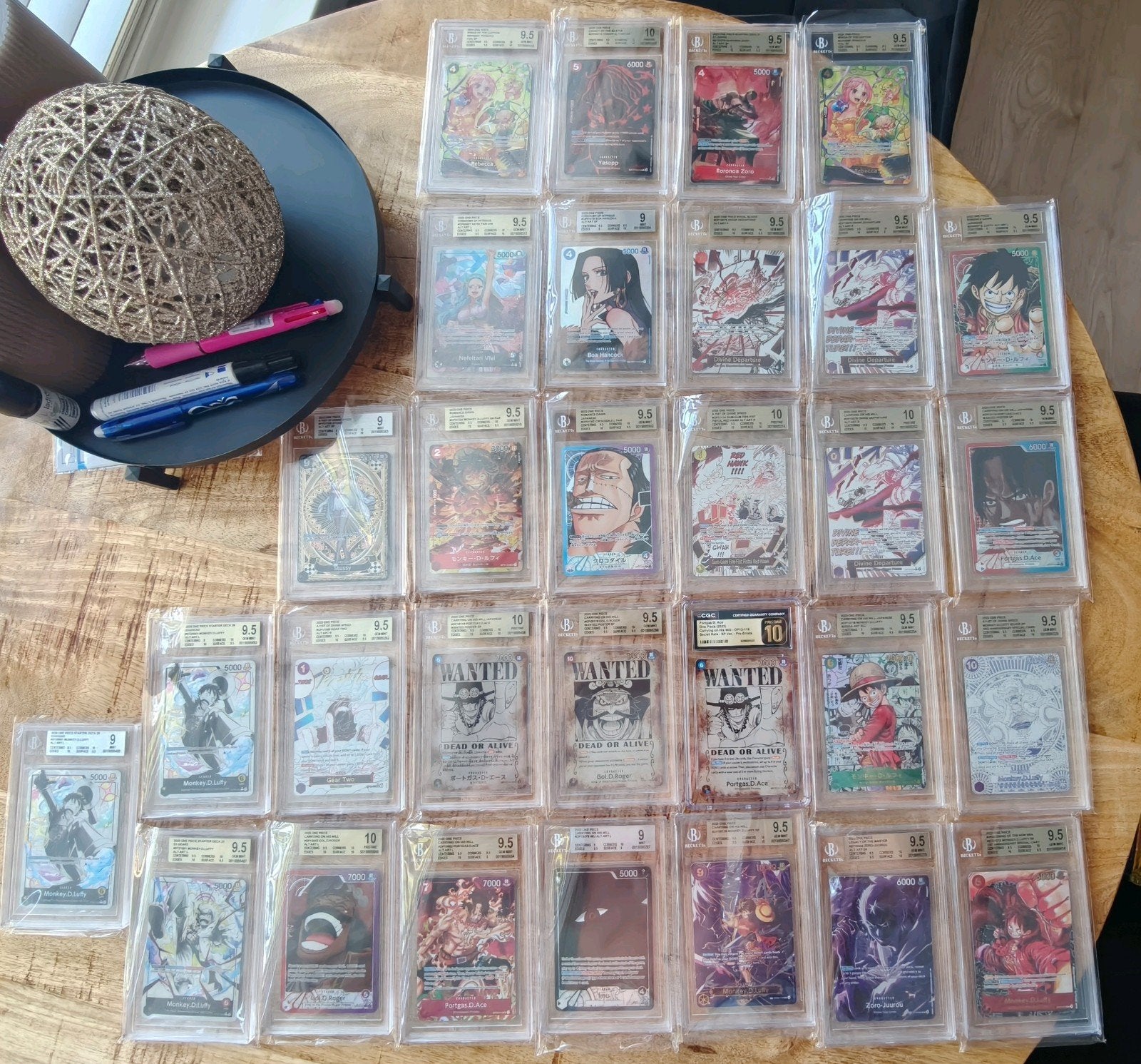 One piece graded kaarten, Ophalen of Verzenden, Nieuw, Meerdere kaarten, Foil