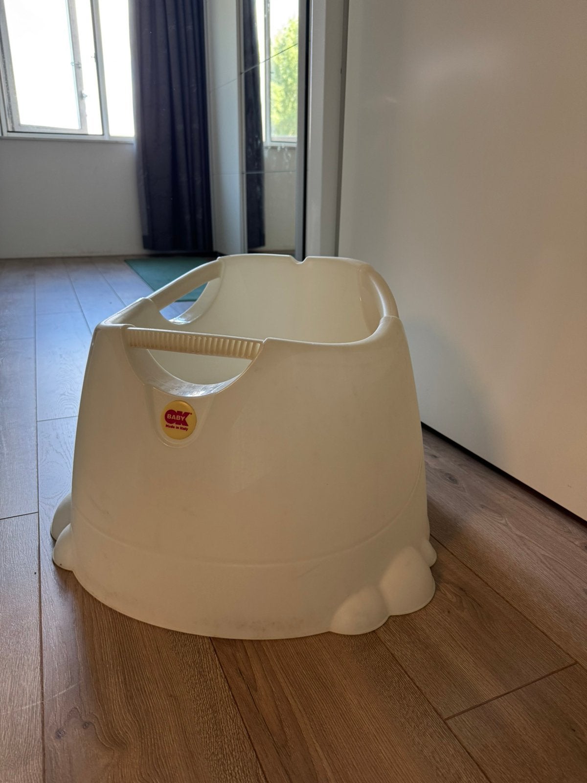 Baby OK badje/douchezitje, Kinderen en Baby's, Badjes en Verzorging, Ophalen, Zo goed als nieuw, Badje