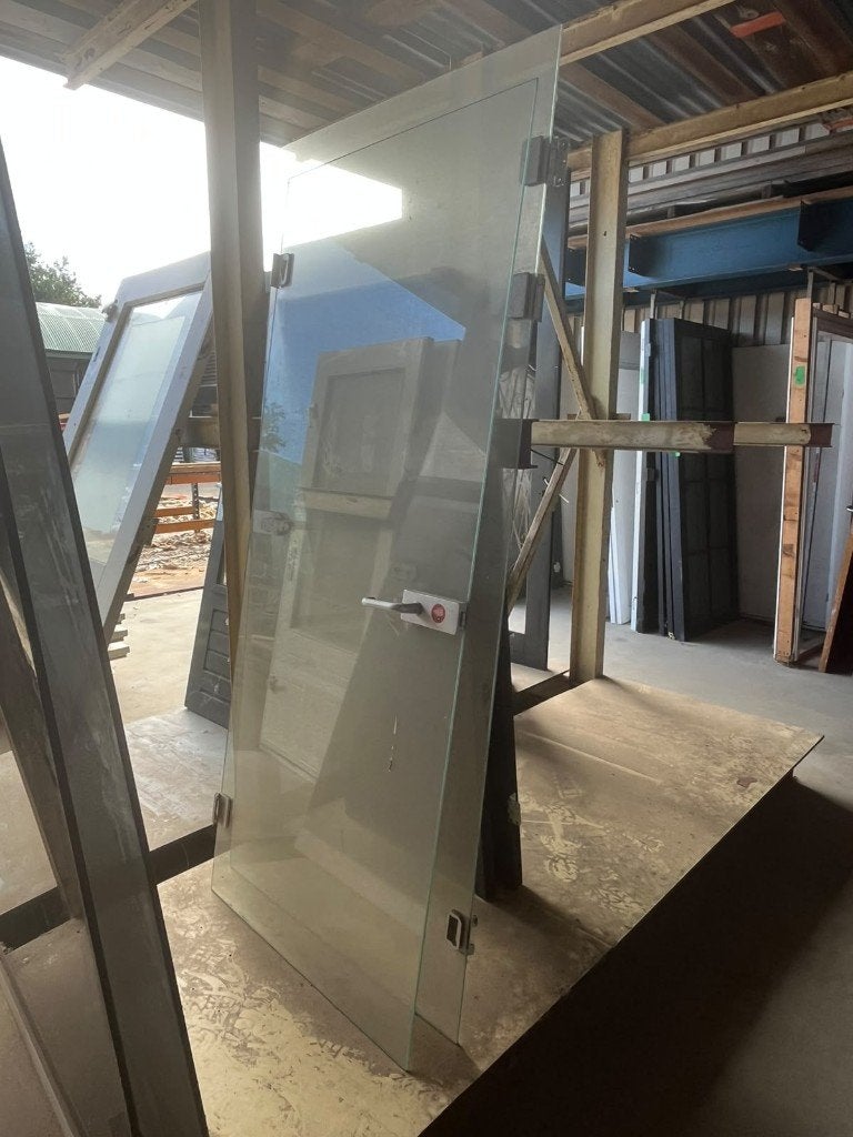 Glazen deuren glas deur ( 650 ), Ophalen, Gebruikt, 80 tot 100 cm, Binnendeur