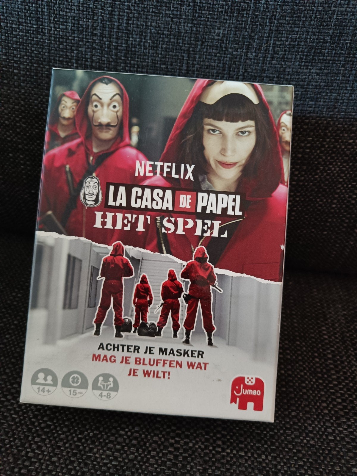 La Casa de Papel Het Spel - In nieuwstaat!, Vijf spelers of meer, Ophalen of Verzenden, Nieuw, Jumbo