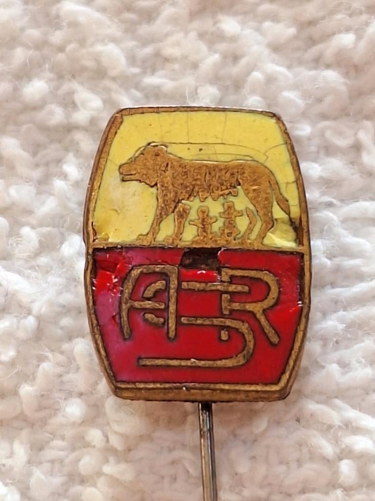 Voetbal Italië : A.S. ROMA, met Oude Logo, Verzenden, Gebruikt, Sport, Speldje of Pin