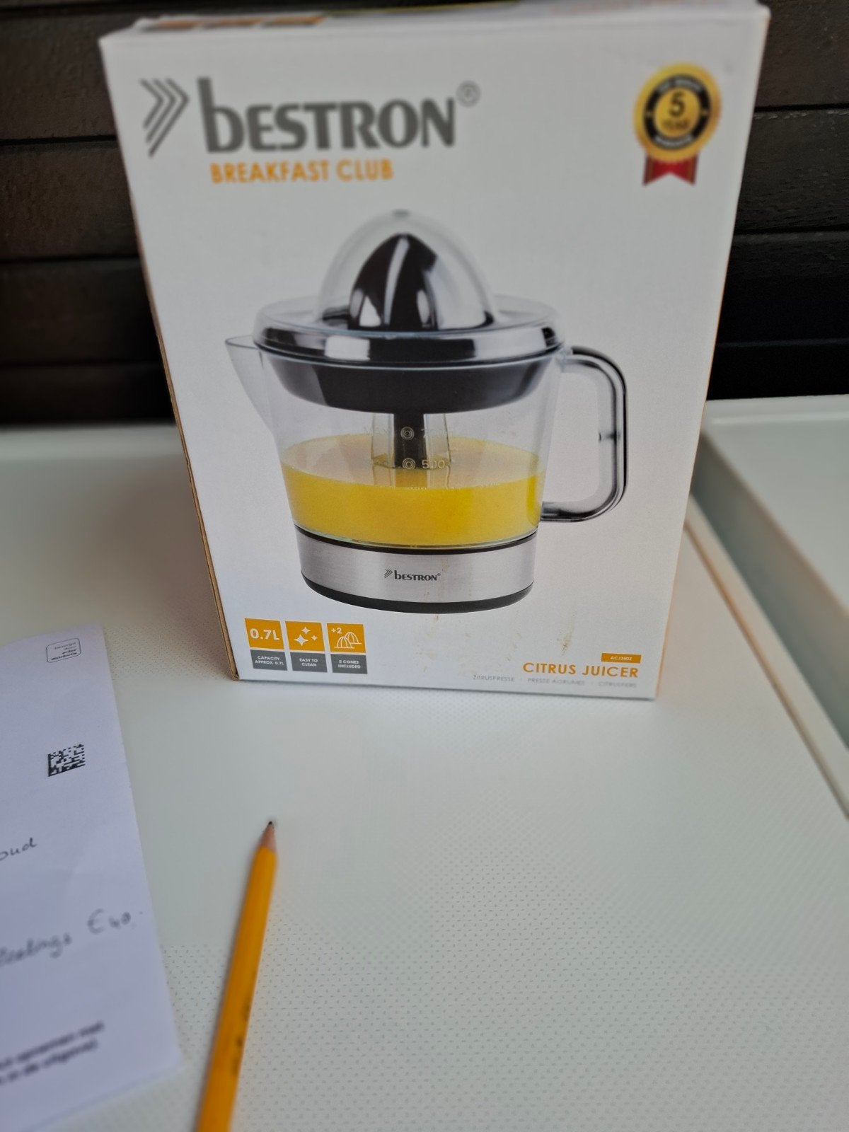 Bestron Citruspers - Nieuw in doos, Ophalen of Verzenden