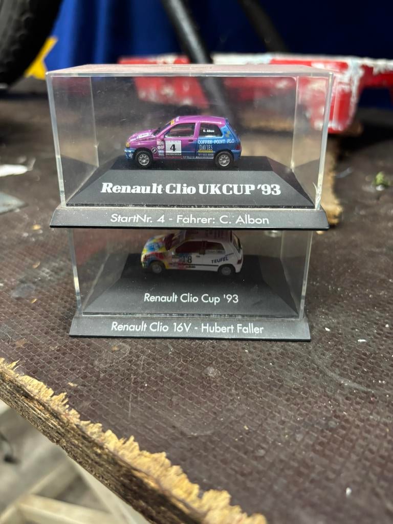 Herpa renault clio 16v ,93, Ophalen of Verzenden, Zo goed als nieuw, Auto's