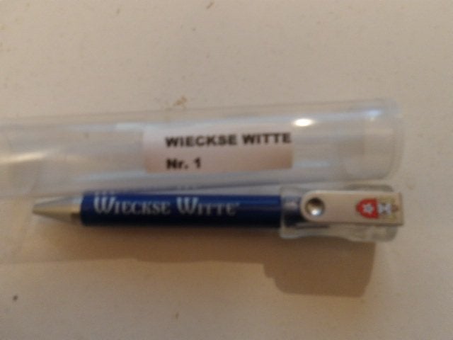 Wieckse Witte bier pen (nr.1), Verzamelen, Biermerken, Ophalen of Verzenden, Nieuw, Overige typen, Overige merken