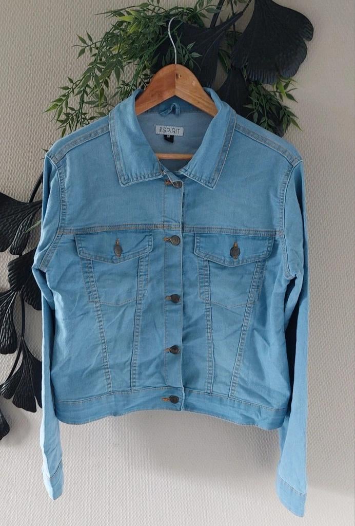SPIJKERJACK lichtblauw M🙂, Maat 38/40 (M), Blauw, Nieuw, Ophalen of Verzenden