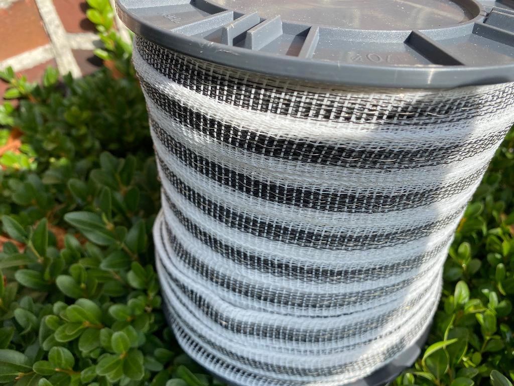 SCHRIKLINT 20mm/200mtr  zwart-wit, Dieren en Toebehoren