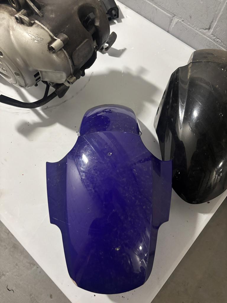 Scooter voorkappen en hitteschild voor kymco VP50, Ophalen, Overige typen, Kymco