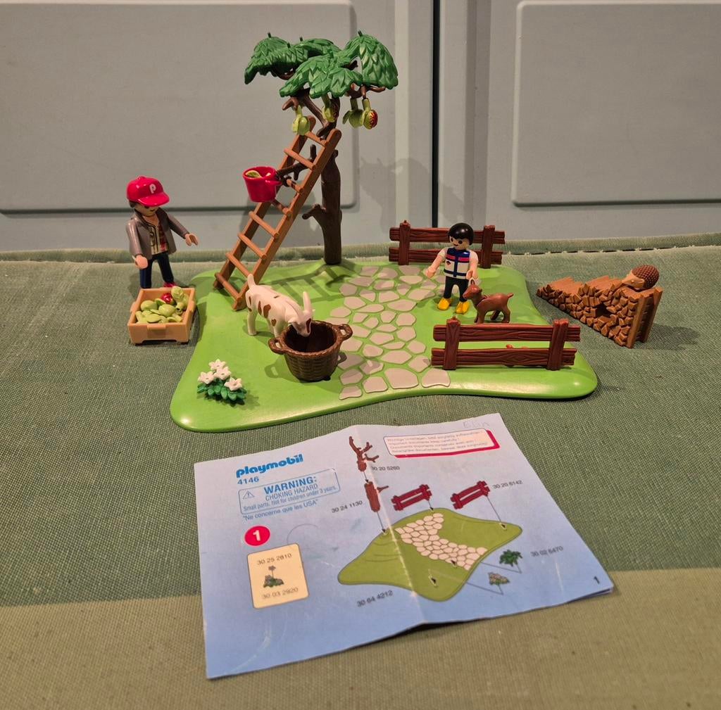 Playmobil 4146 Boomgaard, Ophalen, Gebruikt, Complete set