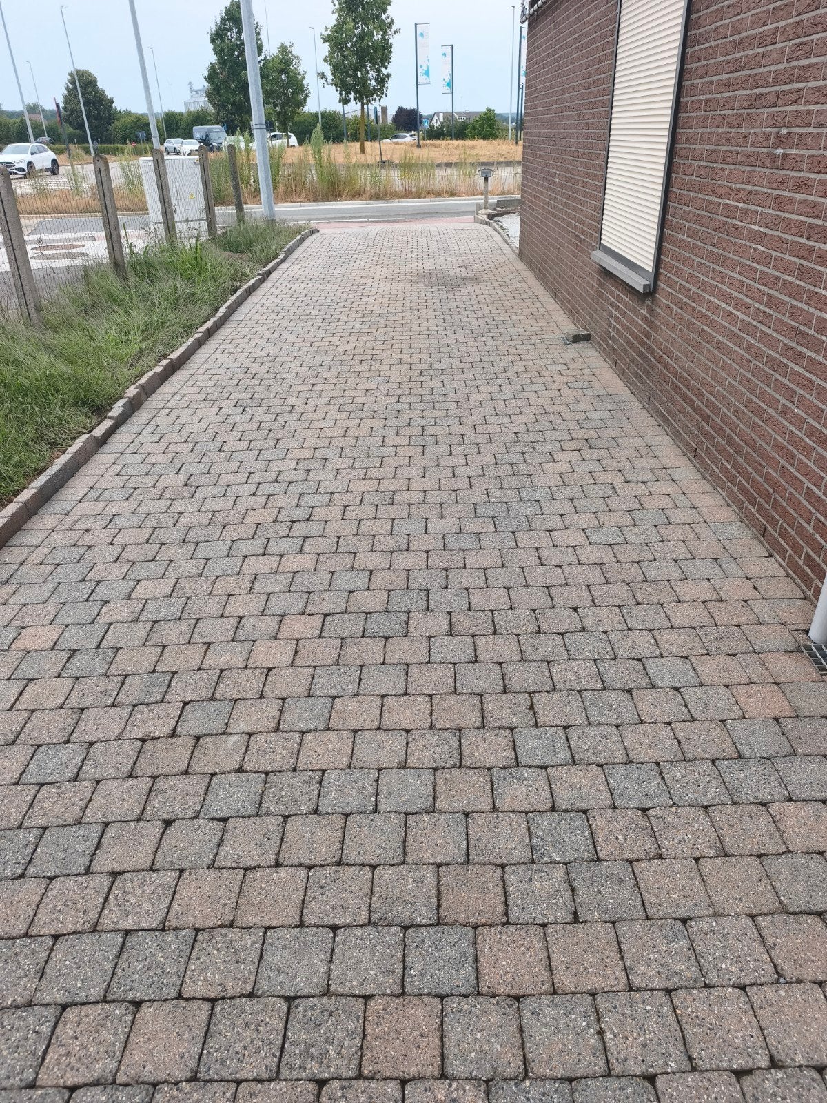 professionele reiniging van terrassen, gevels en daken, Ophalen