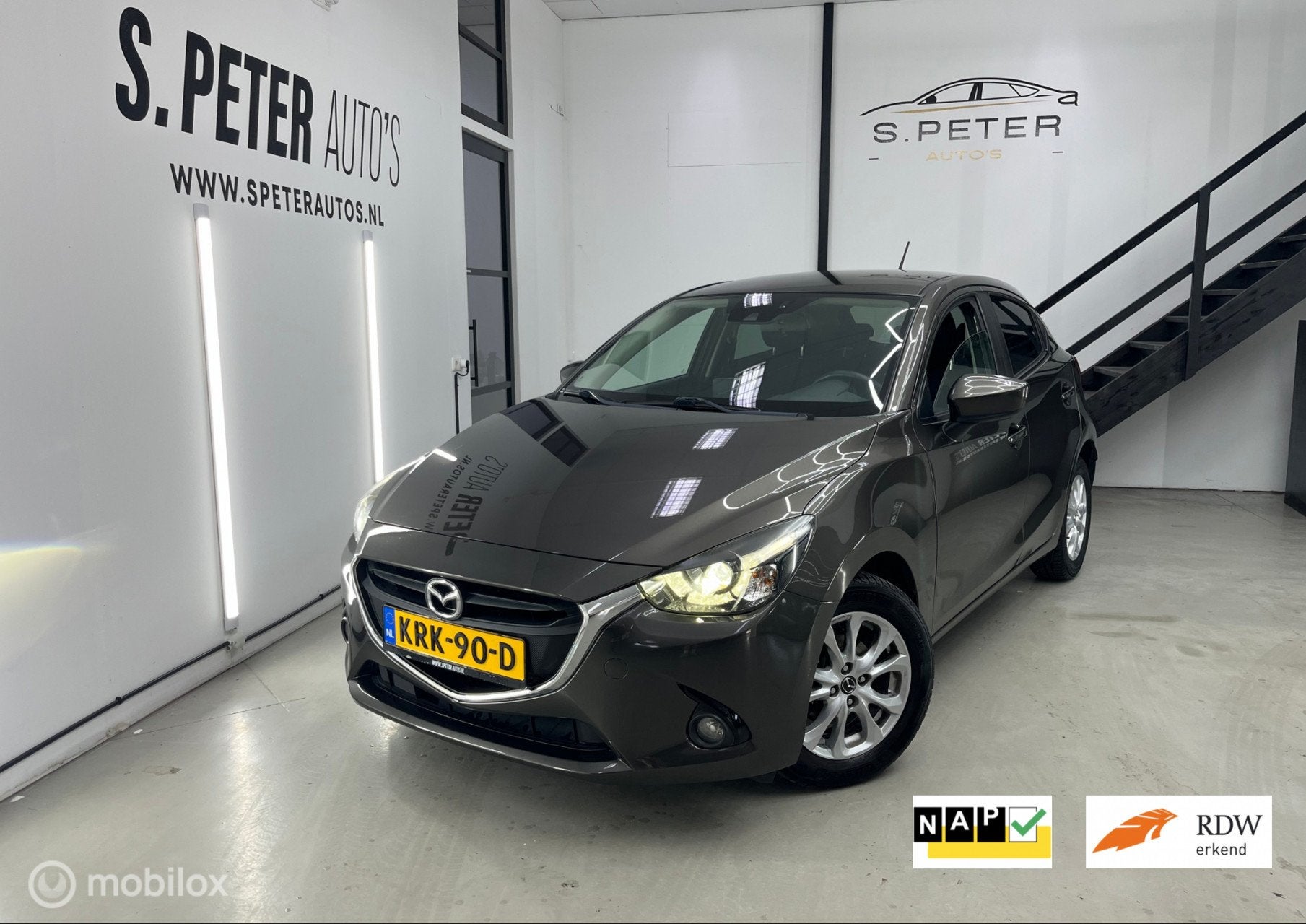 Mazda 2 1.5 Skyactiv-G Skylease+, Auto's, Mazda, Voorwielaandrijving, Stof, Gebruikt, Euro 6