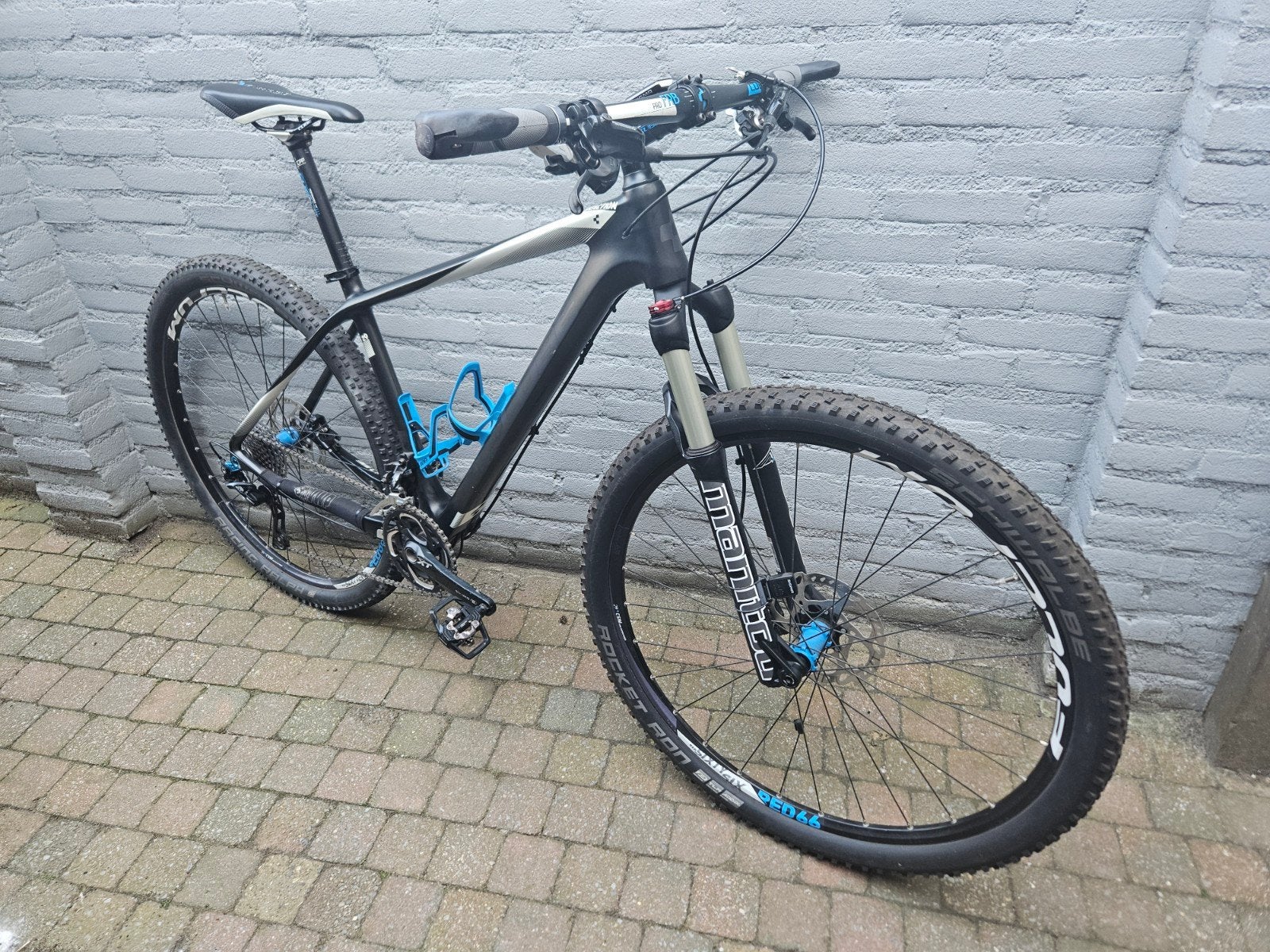 Cube Reaction Carbon 29" MTB - Shimano XT - Manitou, Fietsen en Brommers, Fietsen | Mountainbikes en ATB, Hardtail, Heren, 49 tot 53 cm