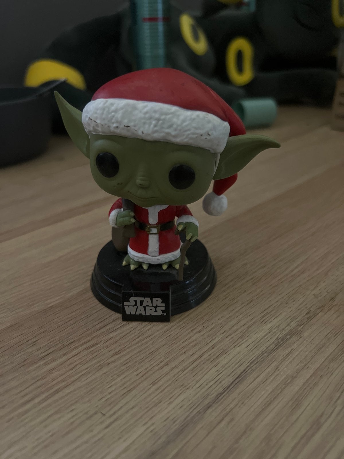 Kerst Yoda Funko Pop! Star Wars The Mandalorian Grogu, Verzamelen, Ophalen of Verzenden, Zo goed als nieuw