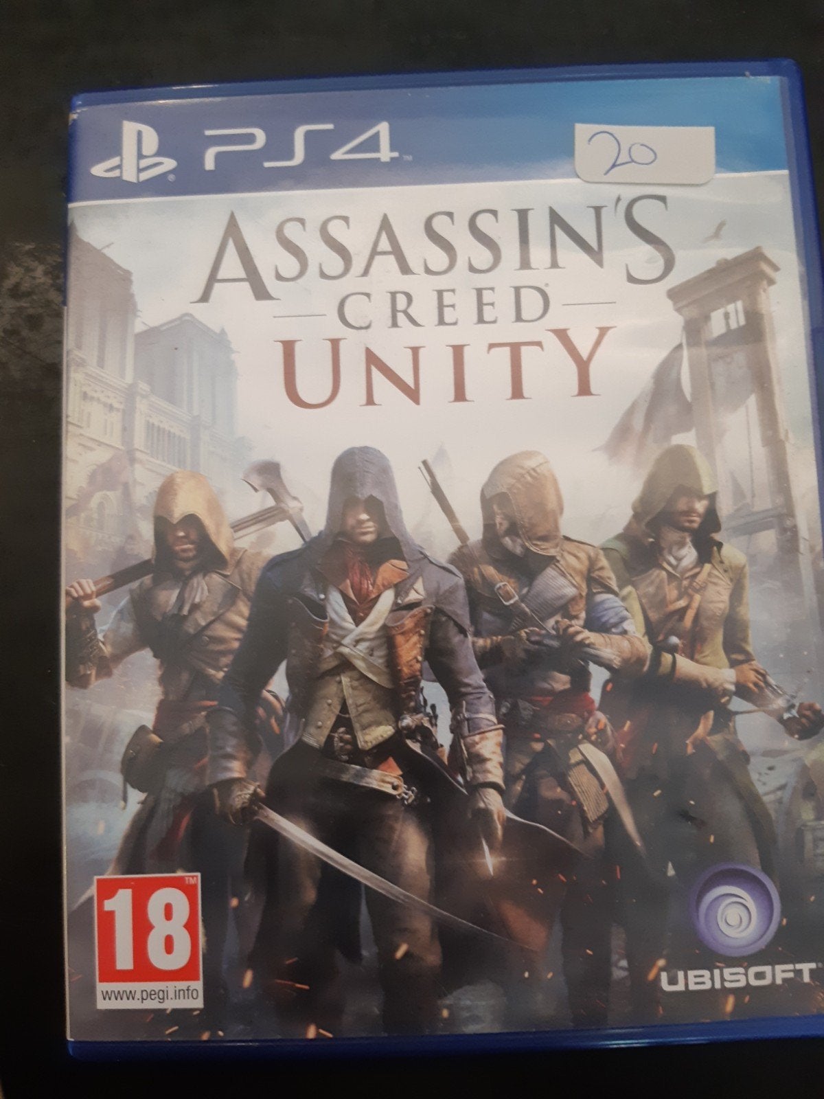 Assassin's Creed Unity PS4 - Avontuur in Parijs, Online, Gebruikt, Vanaf 18 jaar, Ubisoft Entertainment, 28 rue Armand Carrel, 93108 Montreuil Sous Bois, France