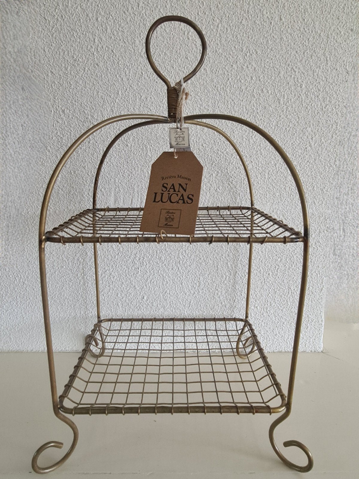Riviera Maison metalen etagere - San Lucas Caddy M, Ophalen of Verzenden, Nieuw, Rek/stellage, Metaal