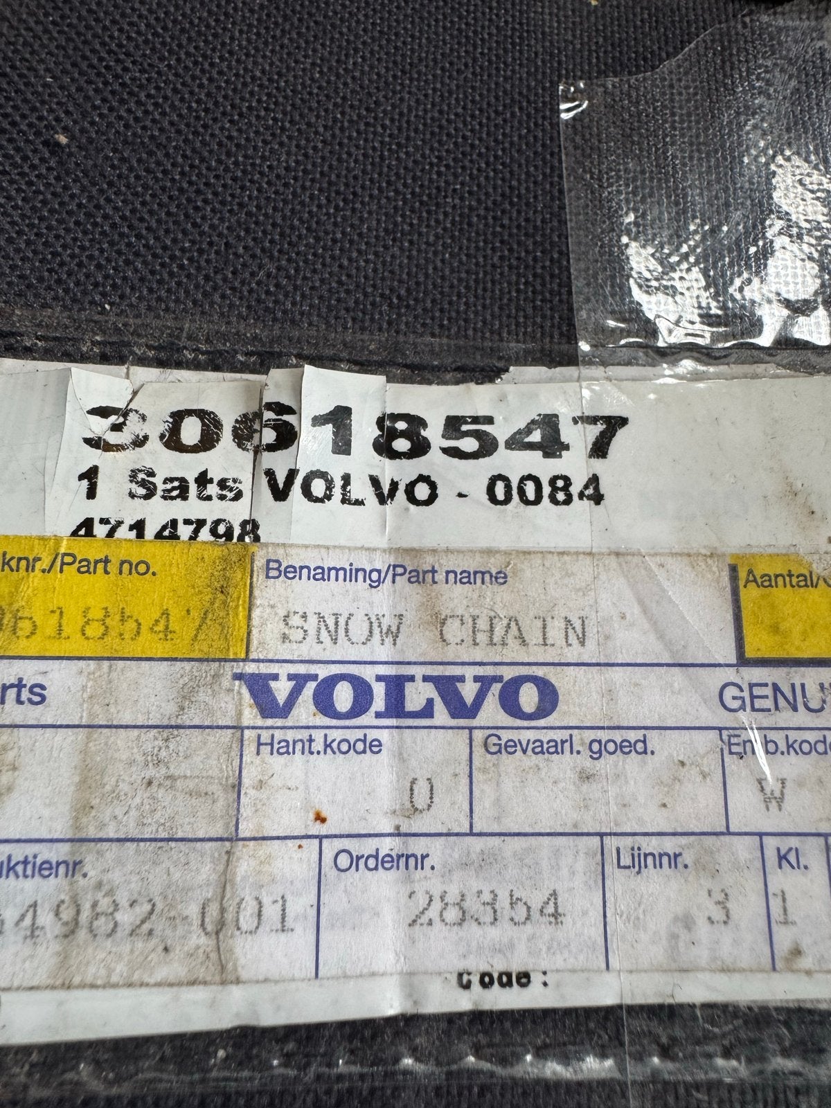 Volvo Sneeuwkettingen - Diverse Bandenmaten - 30618547, Ophalen of Verzenden, Zo goed als nieuw