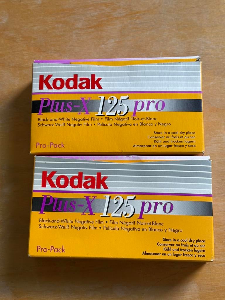 6x Kodak Plus-x 125pro 120 rolfilm zwart wit, Ophalen of Verzenden, 35mm film