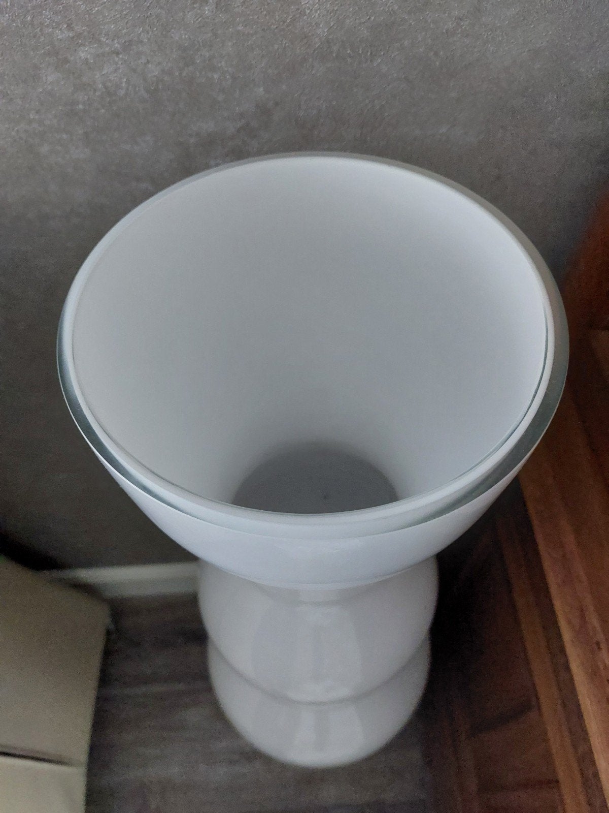 Mooie hoge vaas, Huis en Inrichting, Overige kleuren, Ophalen of Verzenden, Minder dan 50 cm, Glas