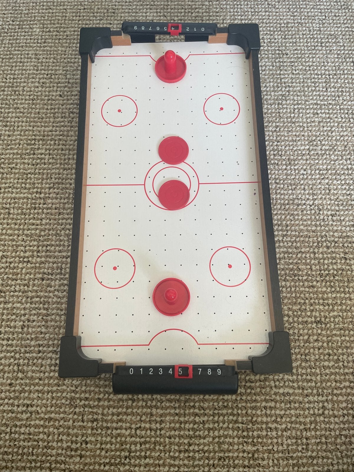 Airhockey Tafelspel - Compleet met Accessoires, Ophalen, Gebruikt