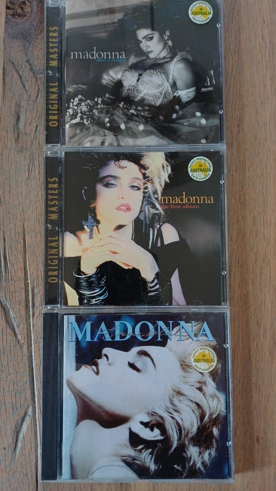 Madonna CD Boxset: Like a Virgin, The First Album, True Blue, Ophalen of Verzenden, 1980 - 1989, Zo goed als nieuw, Boxset