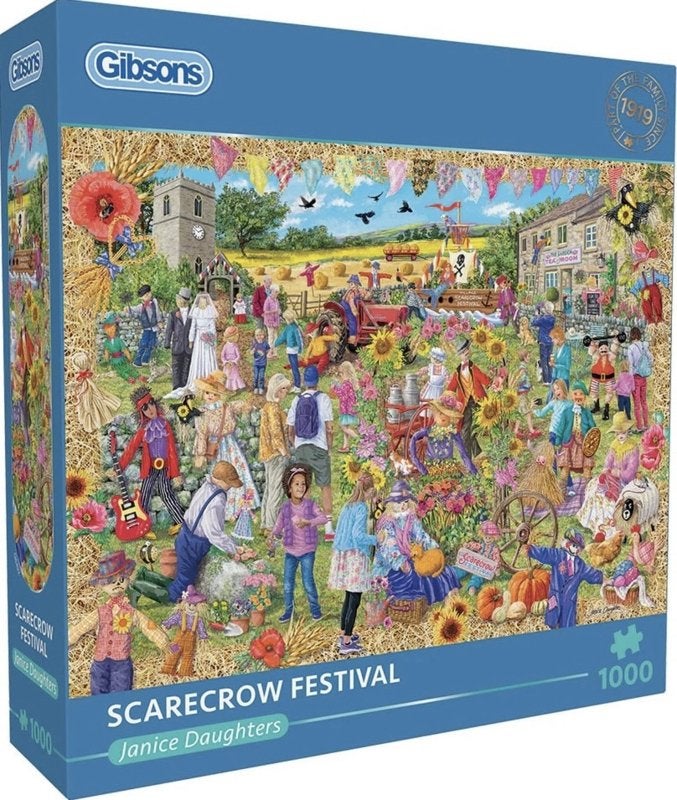Gibsons - Scarecrow Festival - 1000 stukjes, Hobby en Vrije tijd, Denksport en Puzzels, Ophalen of Verzenden, 500 t/m 1500 stukjes