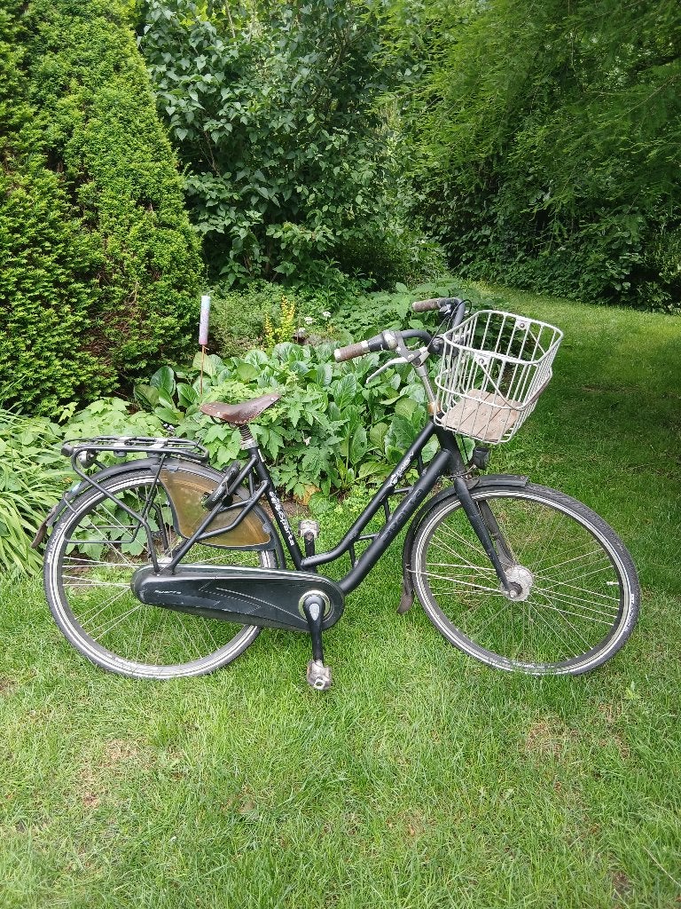 Dames fiets met Brooks leer accenten, Ophalen, Terugtraprem, Sparta, Gebruikt