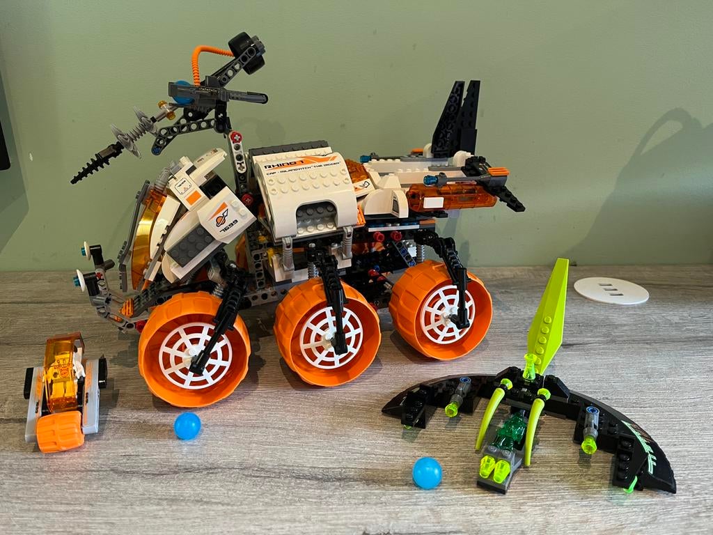 Lego 7699 MT-101 armored drilling unit met instructie, Compleet, Overige thema's, Lego, Ophalen of Verzenden