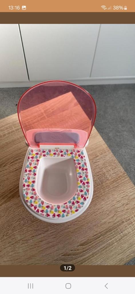 Baby Born interactief potje met geluid, Ophalen of Verzenden, Gebruikt