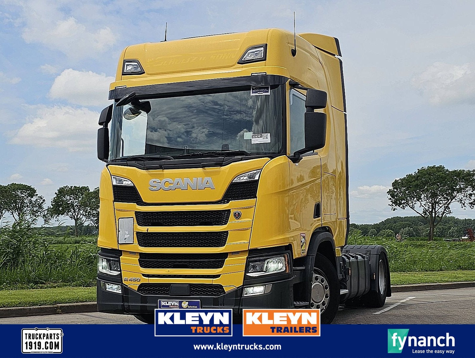 SCANIA R450, Auto's, Automaat, Euro 6, Geel, Bedrijf