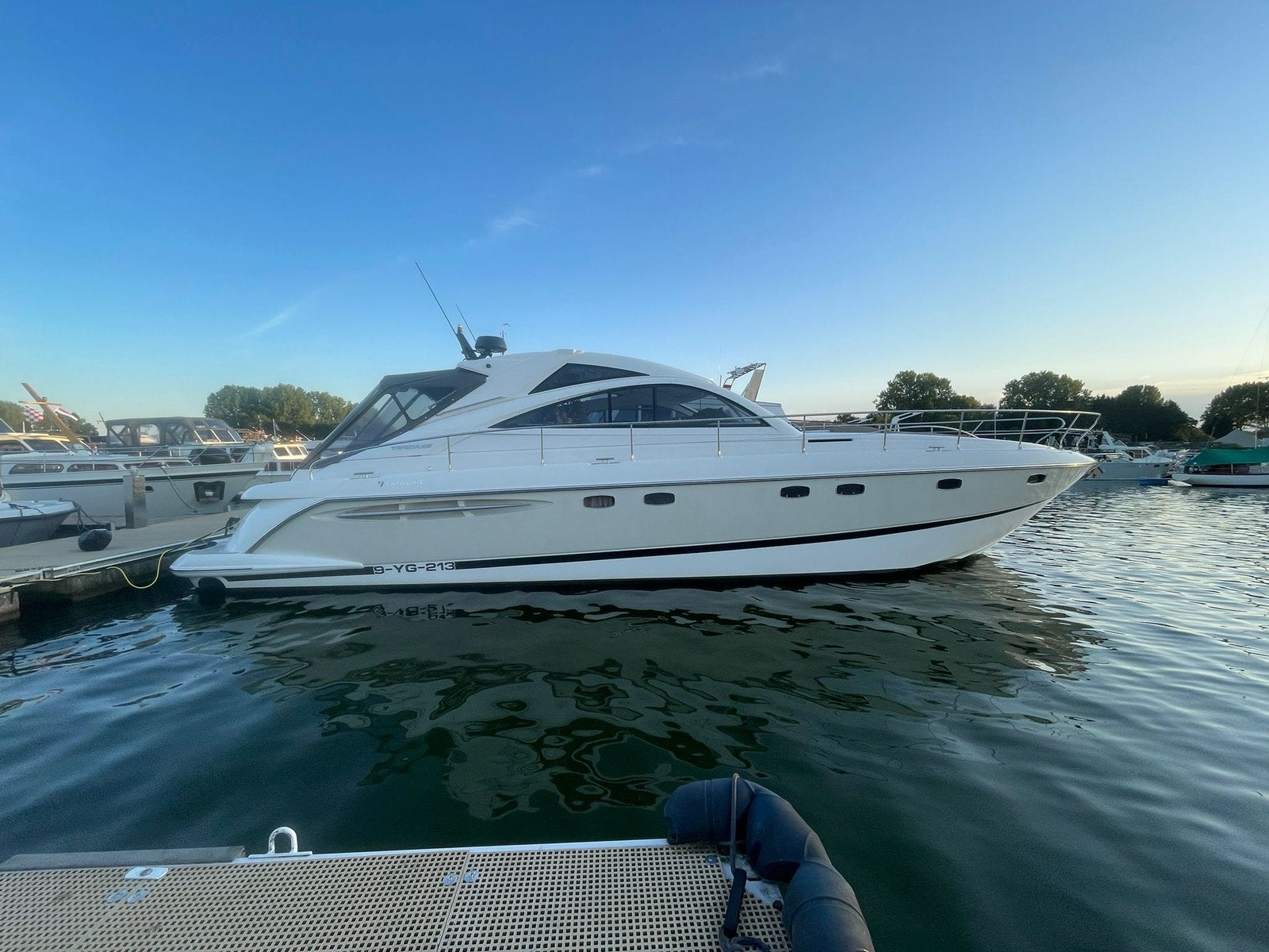 Fairline targa 52 GT, Ophalen, Polyester, Diesel